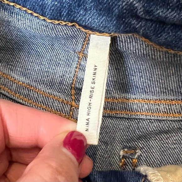 Rag & Bone Nina High Rise Exmoor Wash Women’s Skinny Jeans Sz 25 - Picture 6 of 13